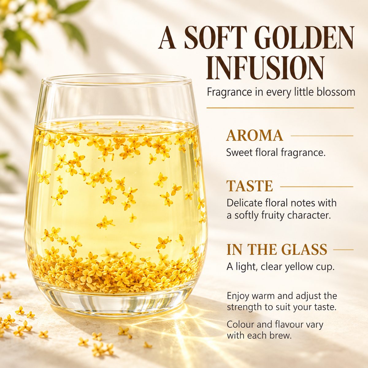 Premium Osmanthus Flower Tea — 50 g