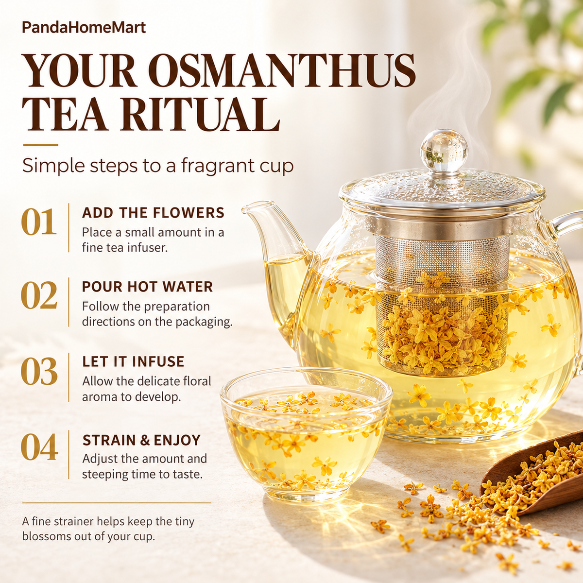 Premium Osmanthus Flower Tea — 50 g