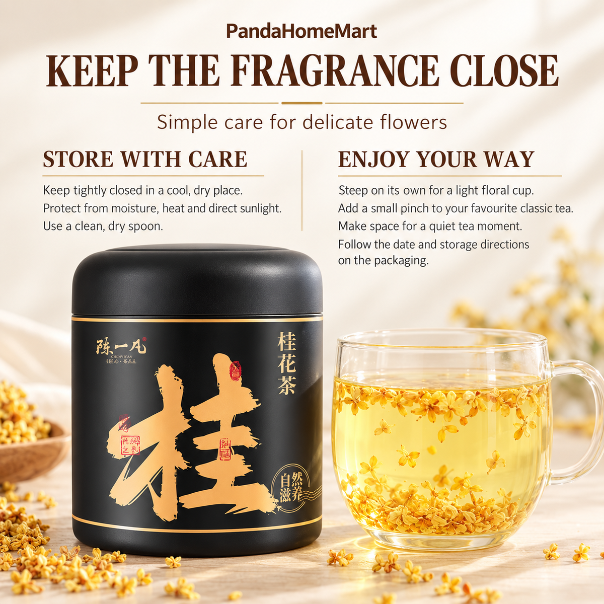 Premium Osmanthus Flower Tea — 50 g