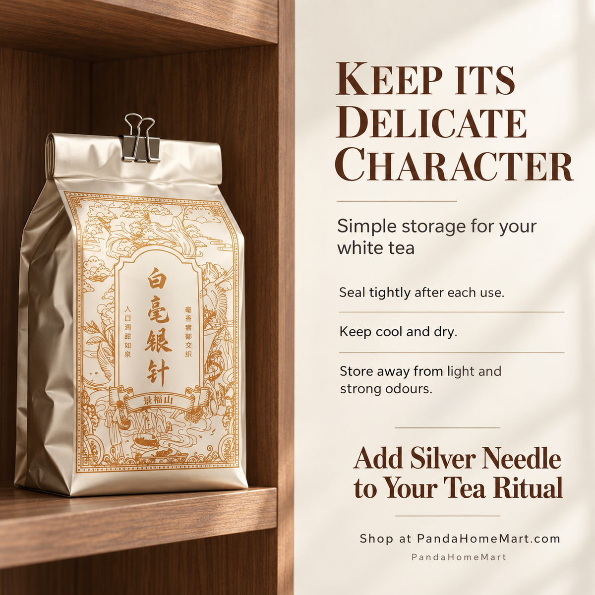 Premium Bai Hao Yin Zhen Silver Needle White Tea – Te Ji 250 g