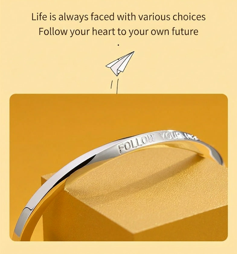 Follow Your Heart™ 999 Fine Silver Open Cuff Bracelet