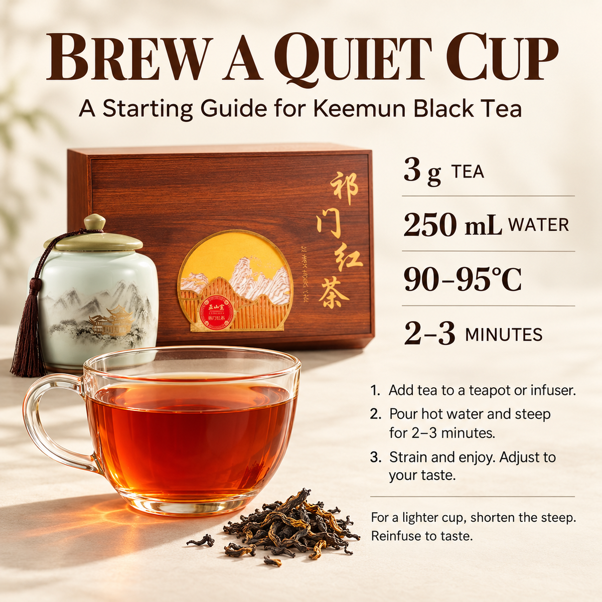 Keemun Xiang Luo Black Tea Gift Set – 260 g