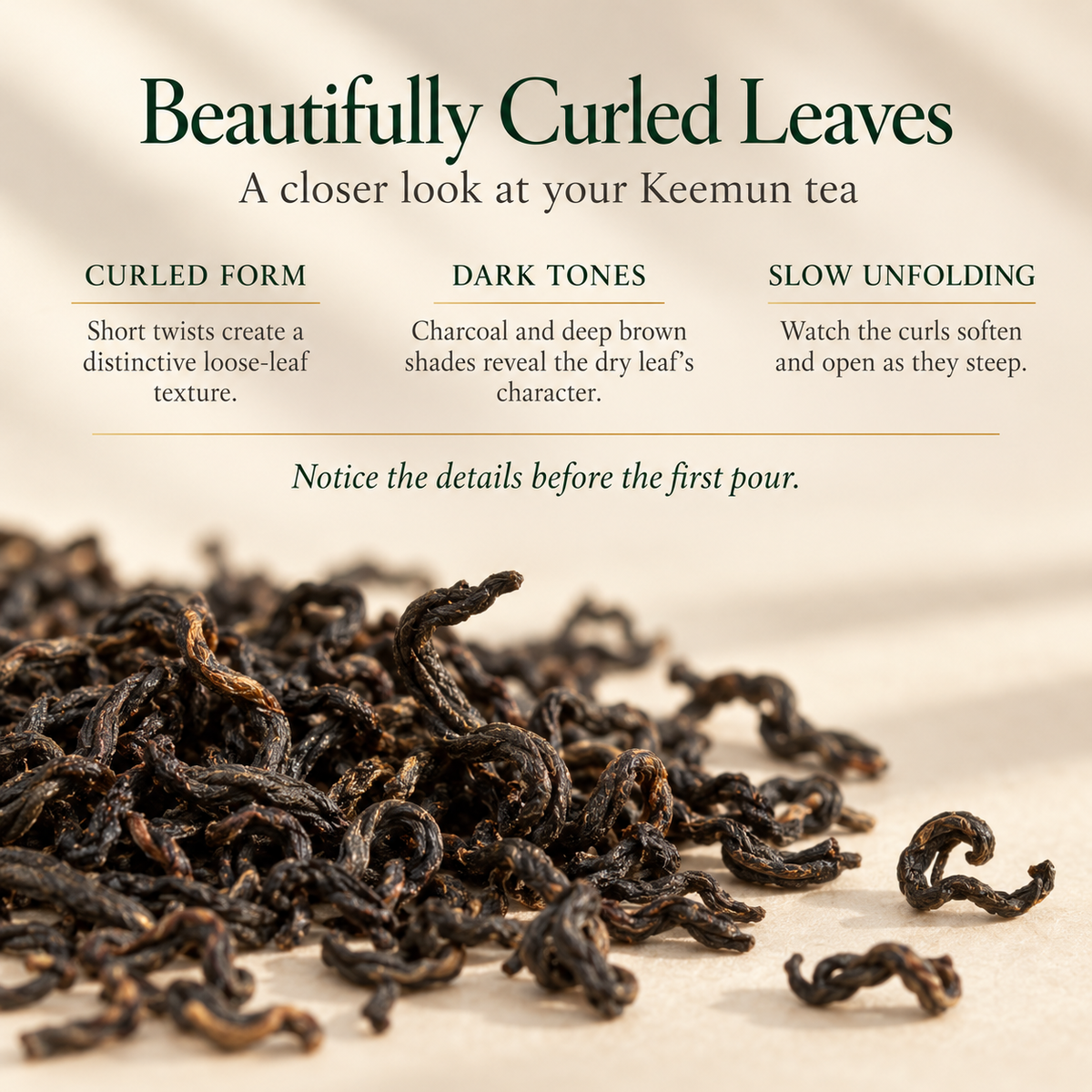 Premium Keemun Black Tea – Te Ji Qimen Hong Cha 125 g