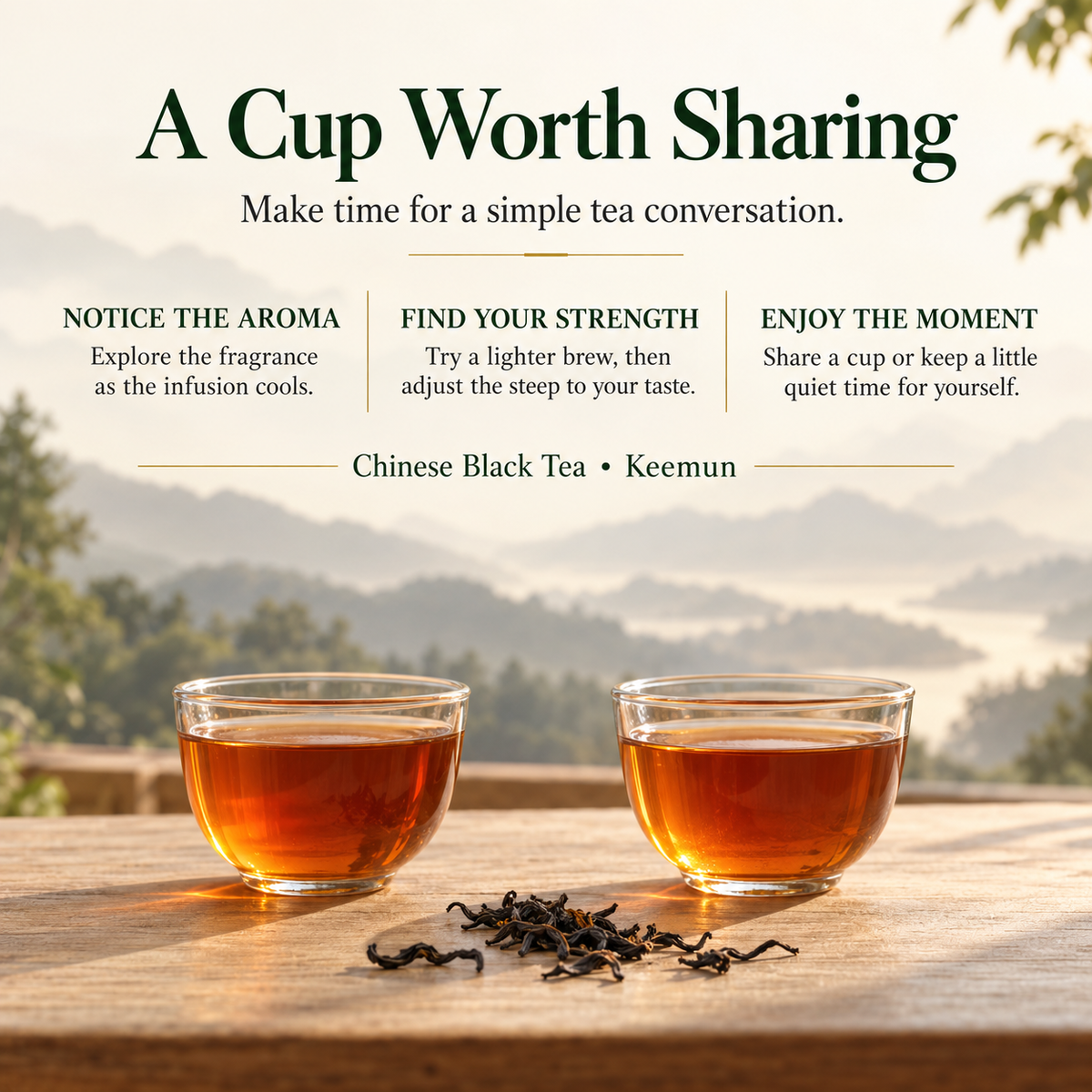 Premium Keemun Black Tea – Te Ji Qimen Hong Cha 125 g