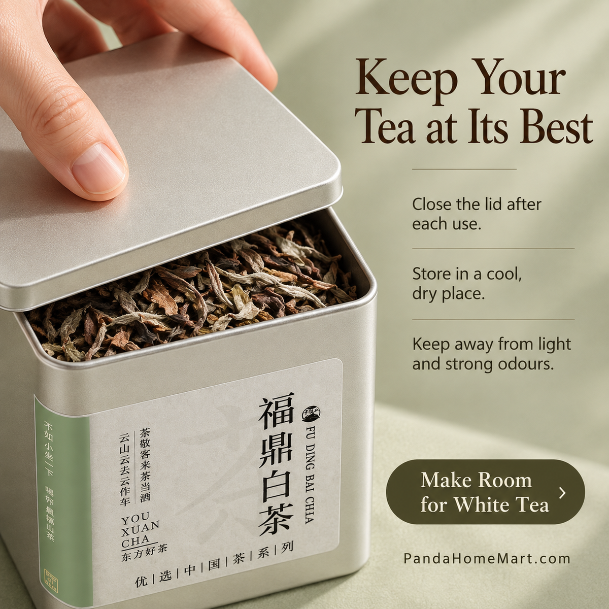Fuding Shou Mei White Tea – 40 g