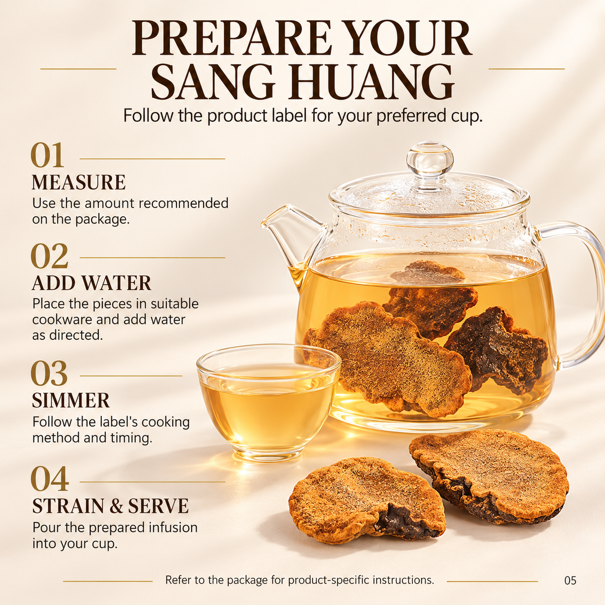 Dried Sang Huang Mushroom Whole Ingredient Format