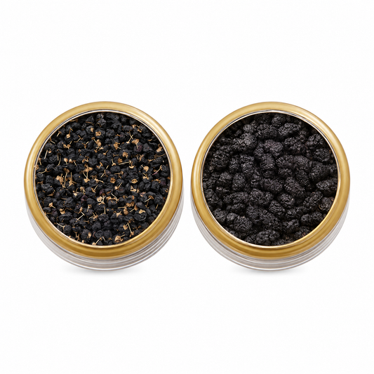 Black Goji and Mulberry Gift Set 100g with Two Dried Fruits