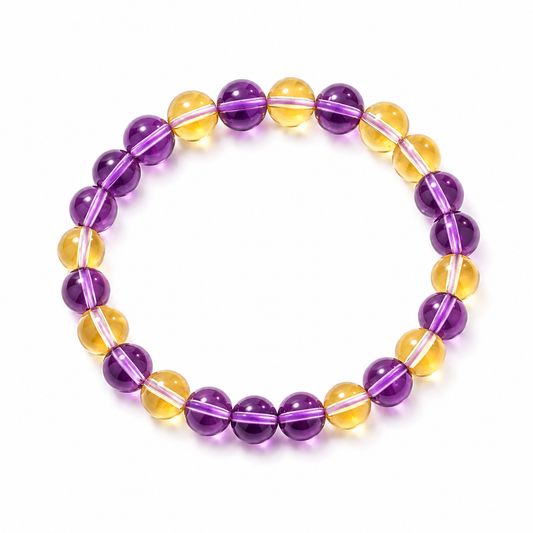 Amethyst & Citrine Harmony Bracelet