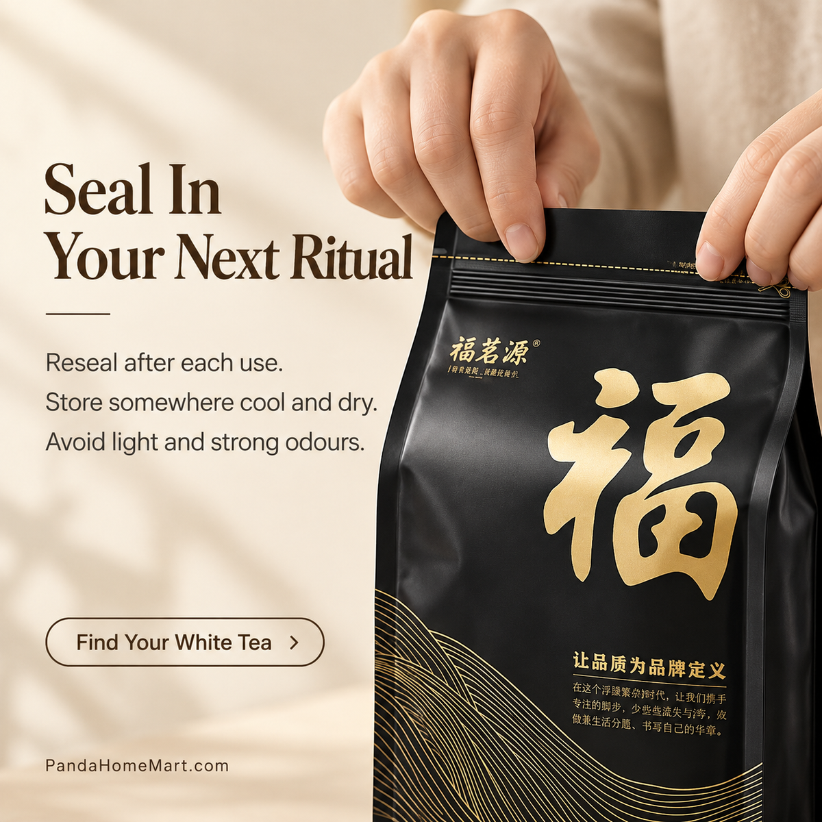 Fuding Shou Mei White Tea – Loose Leaf 250 g