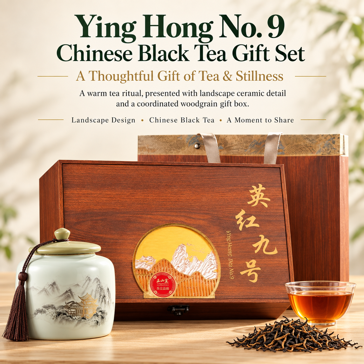 Premium Yinghong No. 9 Black Tea Gift Set – Te Ji 260 g