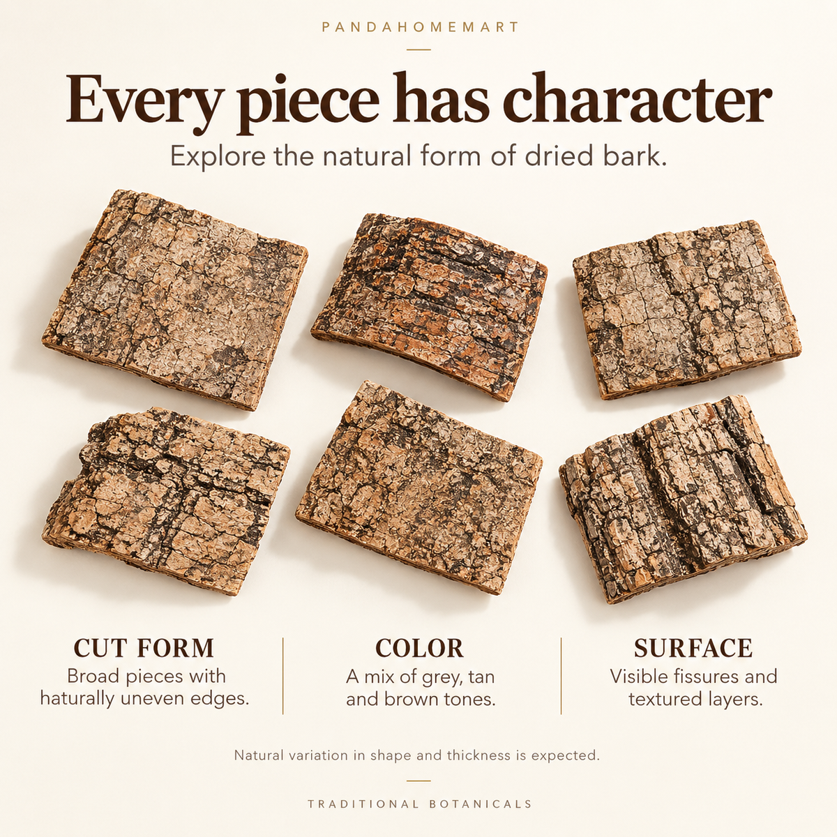 Dried Eucommia Bark for Traditional Botanical Preparations
