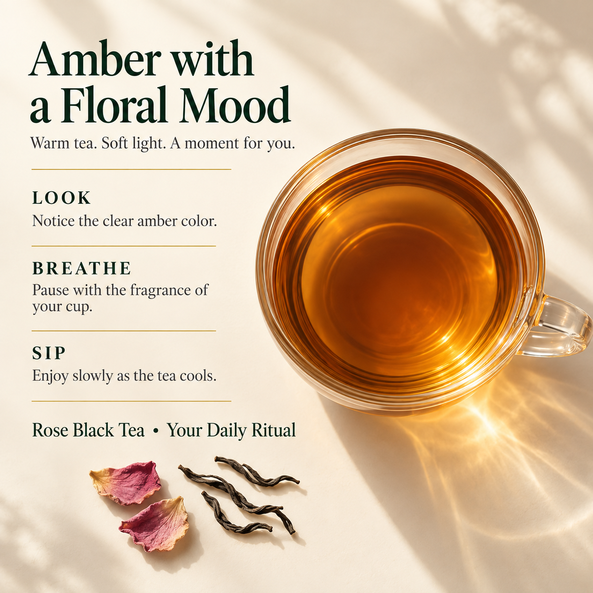 Rose Black Tea – Floral Chinese Loose Leaf Tea 80 g