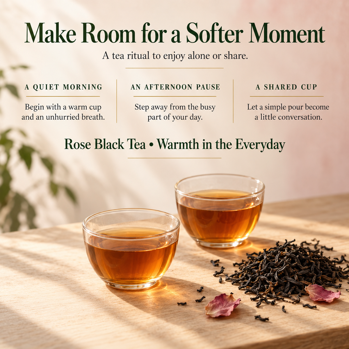 Rose Black Tea – Floral Chinese Loose Leaf Tea 80 g