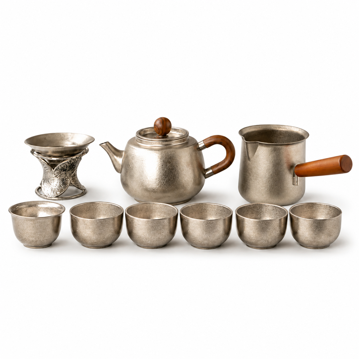 Titanium Harmony Travel Tea Set | 99% Pure Titanium Gongfu Tea Set