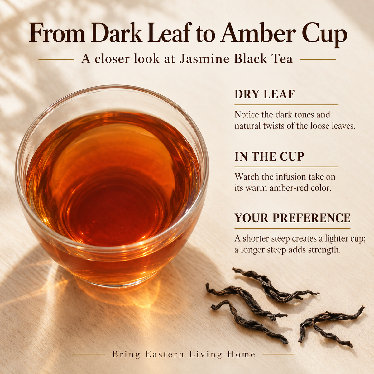 Jasmine Black Tea – Floral Chinese Loose Leaf Tea 80 g