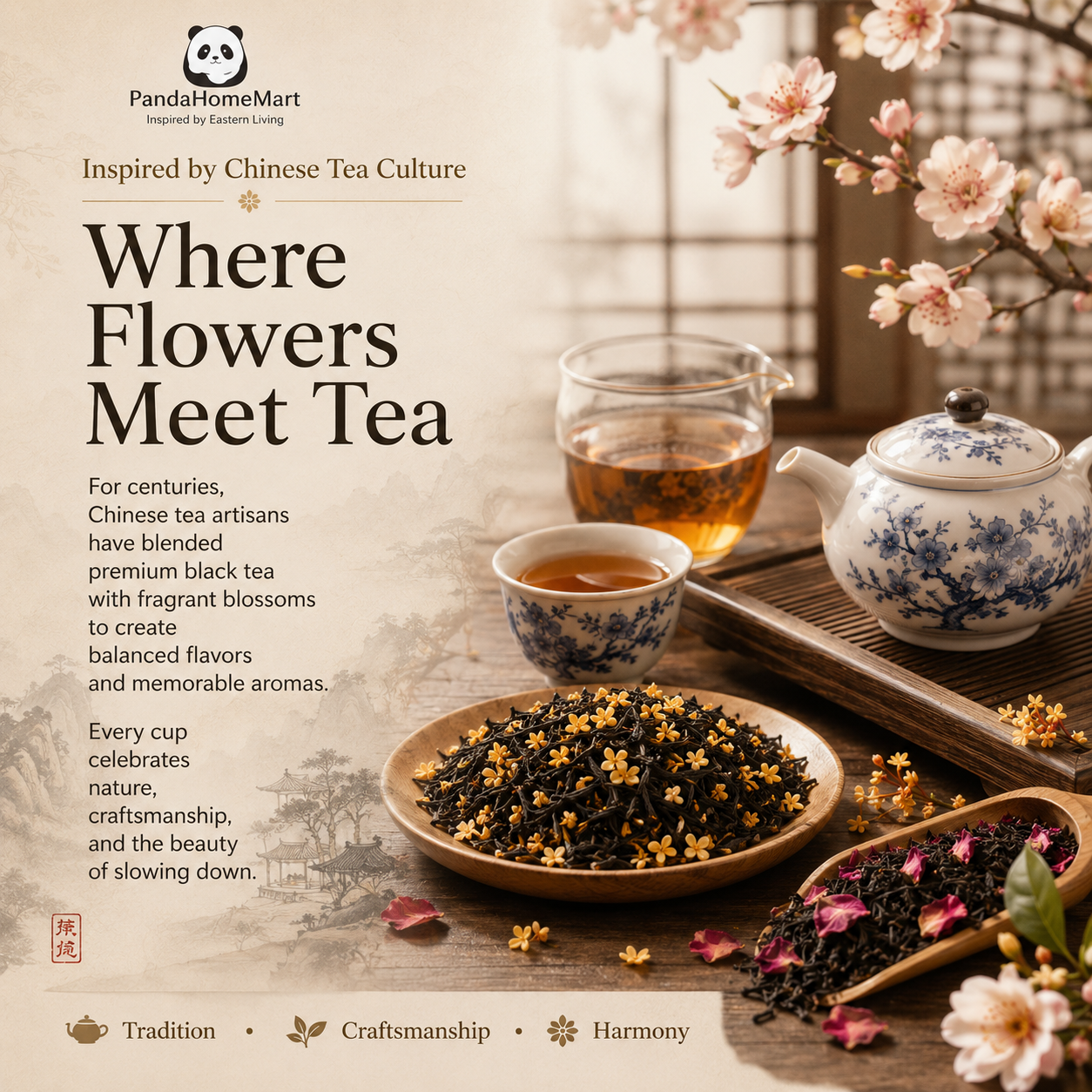 Premium Chinese Scented Tea Collection