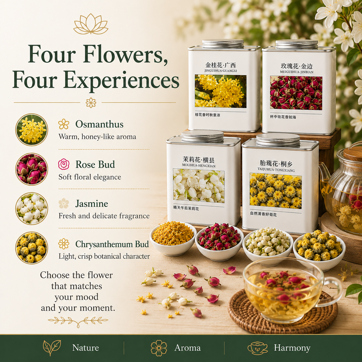 Chinese Premium Floral Tea Collection