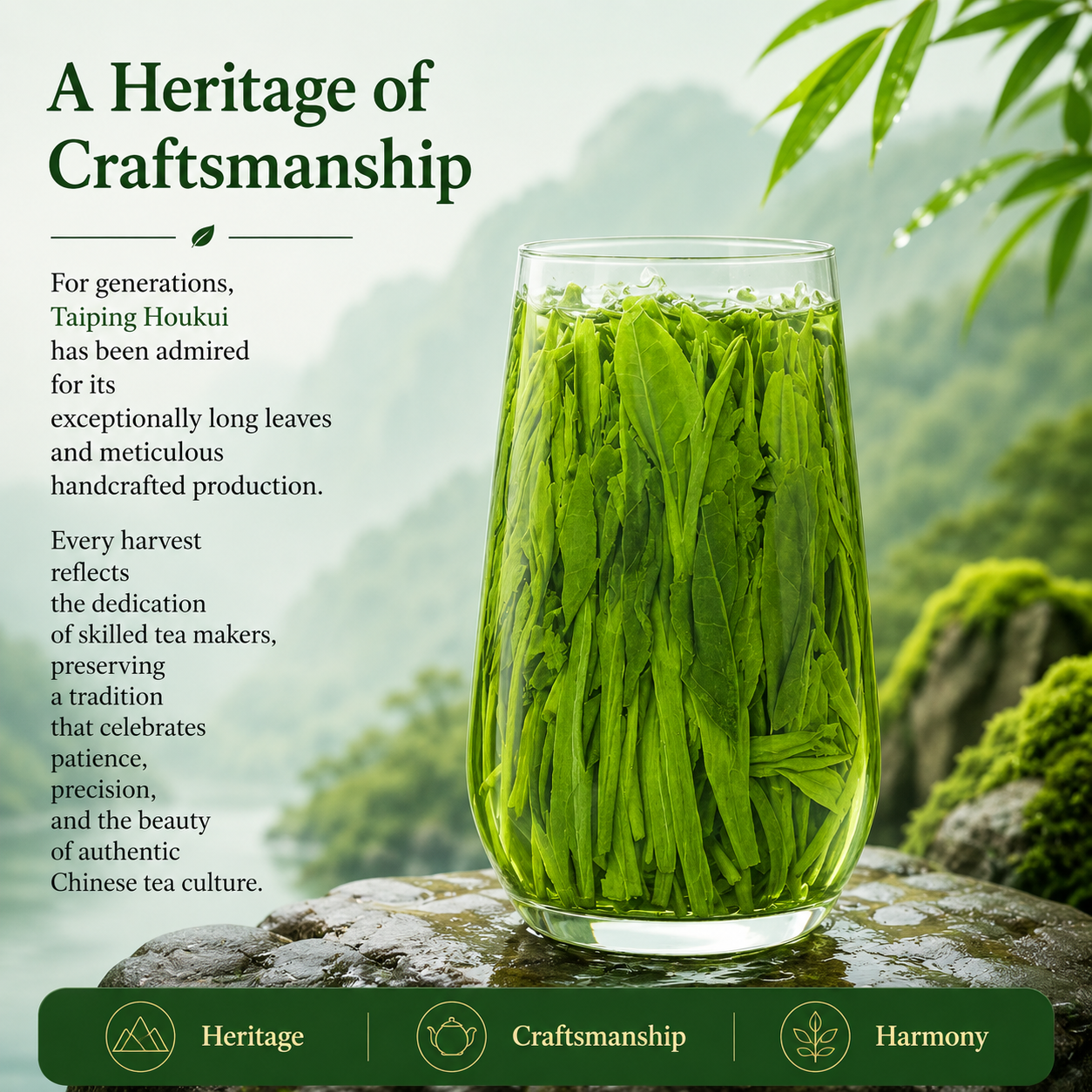 Premium Taiping Houkui Green Tea