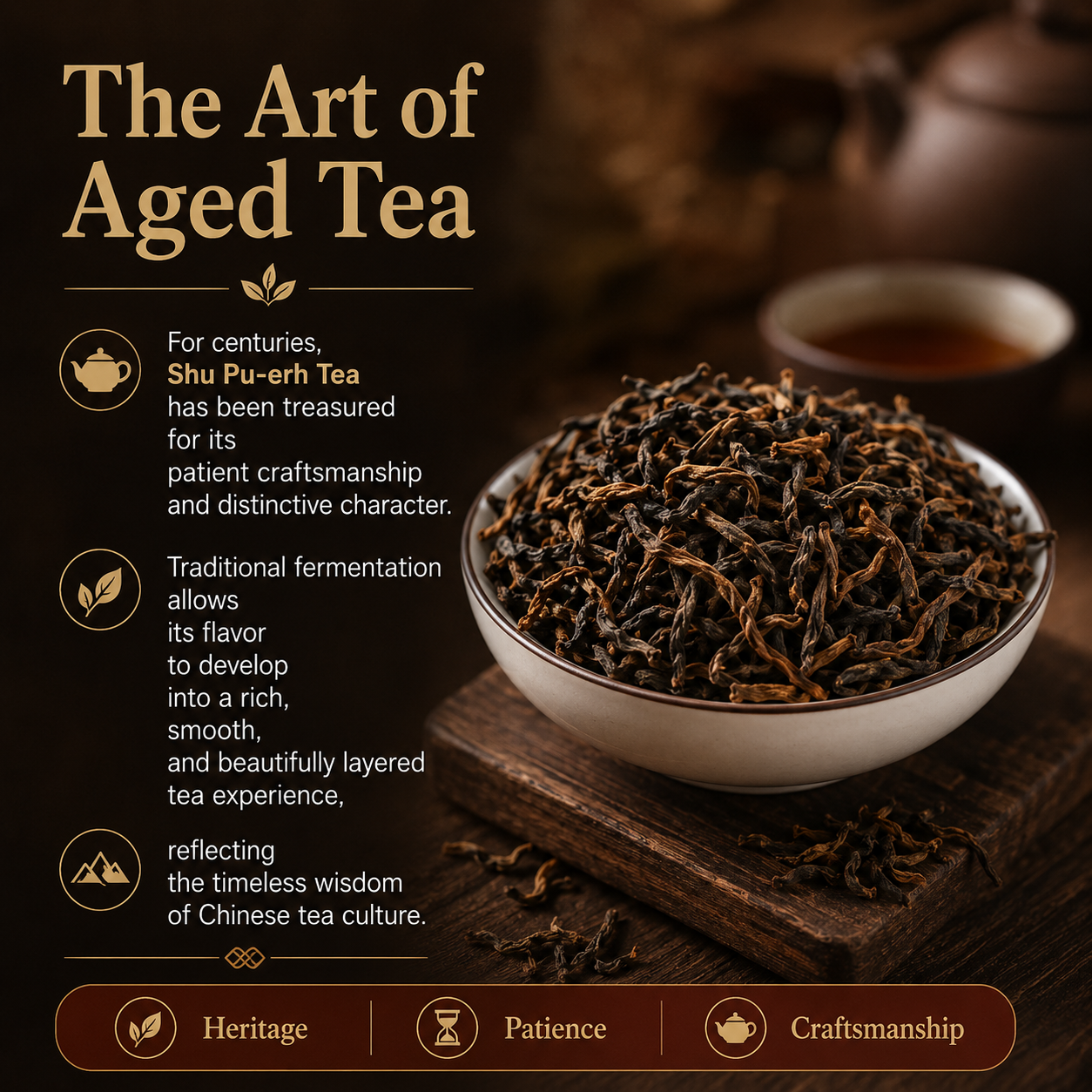 Premium Ripe Pu-erh Tea (Shu Pu-erh)