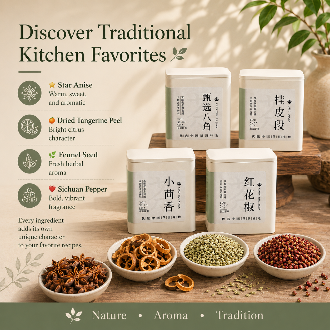 Chinese Traditional Wellness Pantry Collection