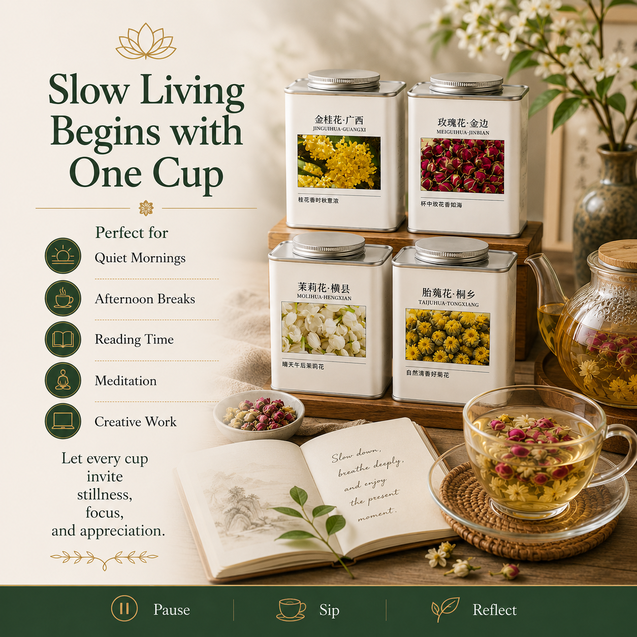 Chinese Premium Floral Tea Collection