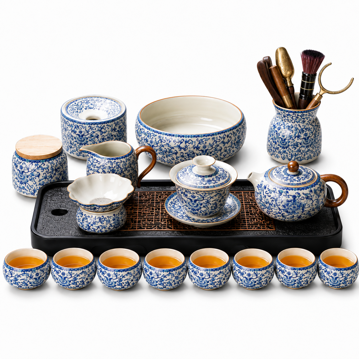 Blue &amp; White Imperial Gongfu Tea Ceremony Set™