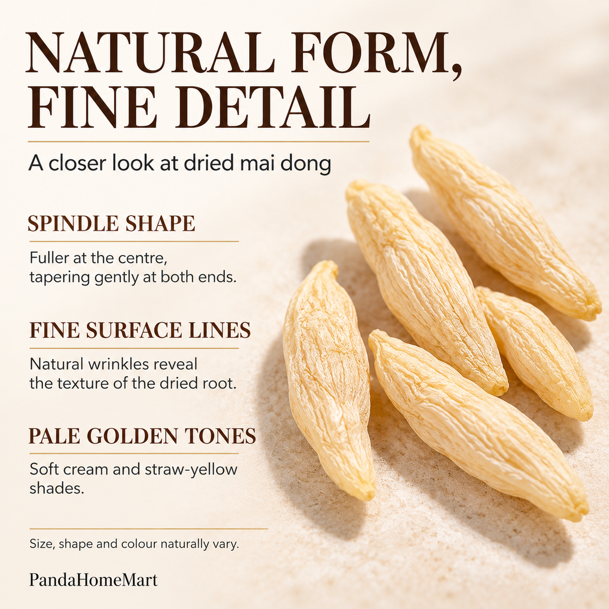 Premium Dried Mai Dong Root (Ophiopogon Root)™ -200g