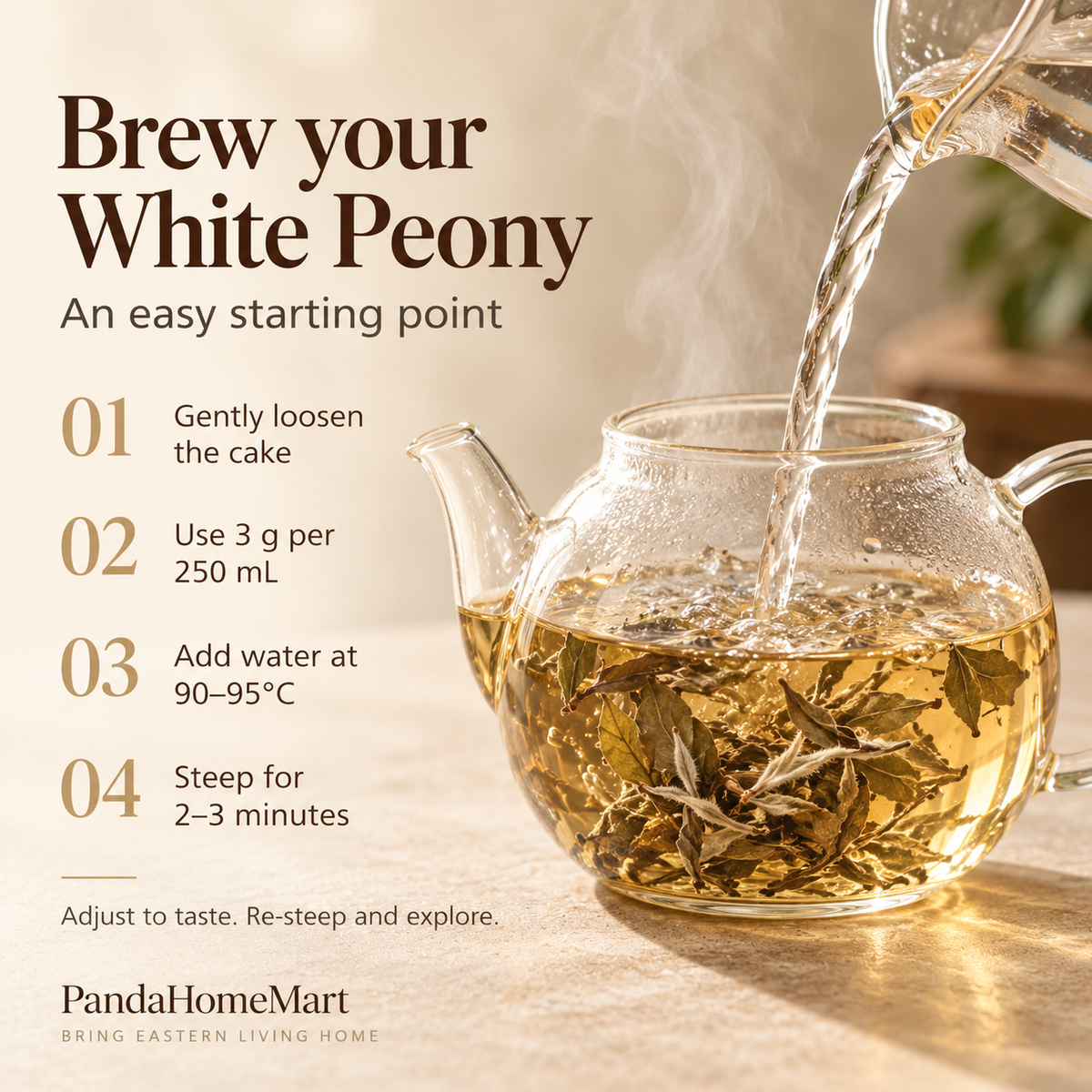 Fuding Bai Mu Dan White Peony White Tea Cake – 300 g