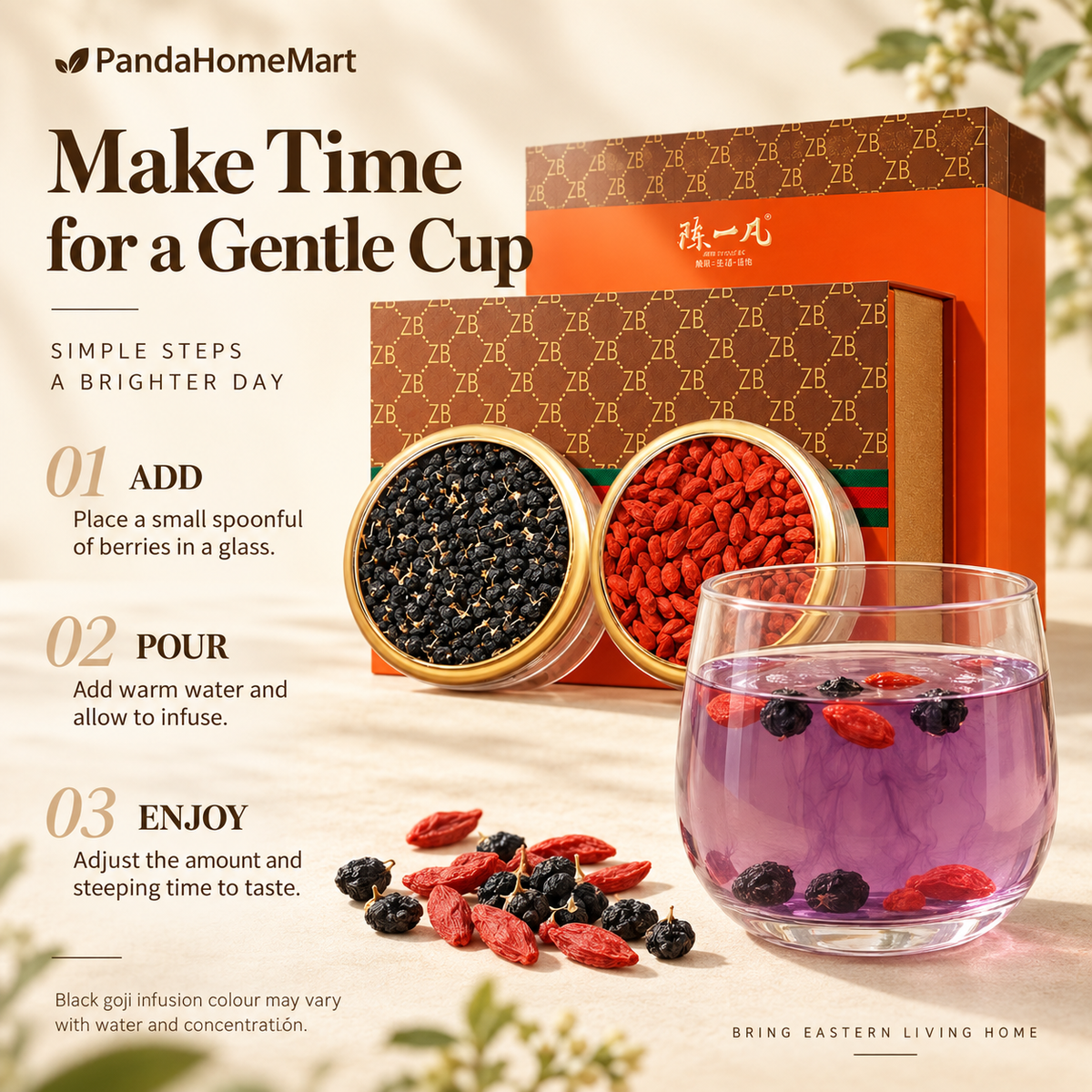 Chinese botanical goji berry gift set