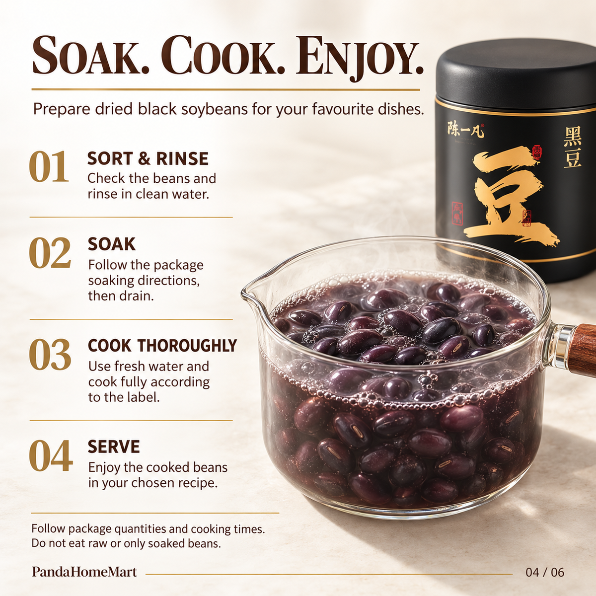 Hei Dou Traditional Chinese Black Bean Pantry Ingredient