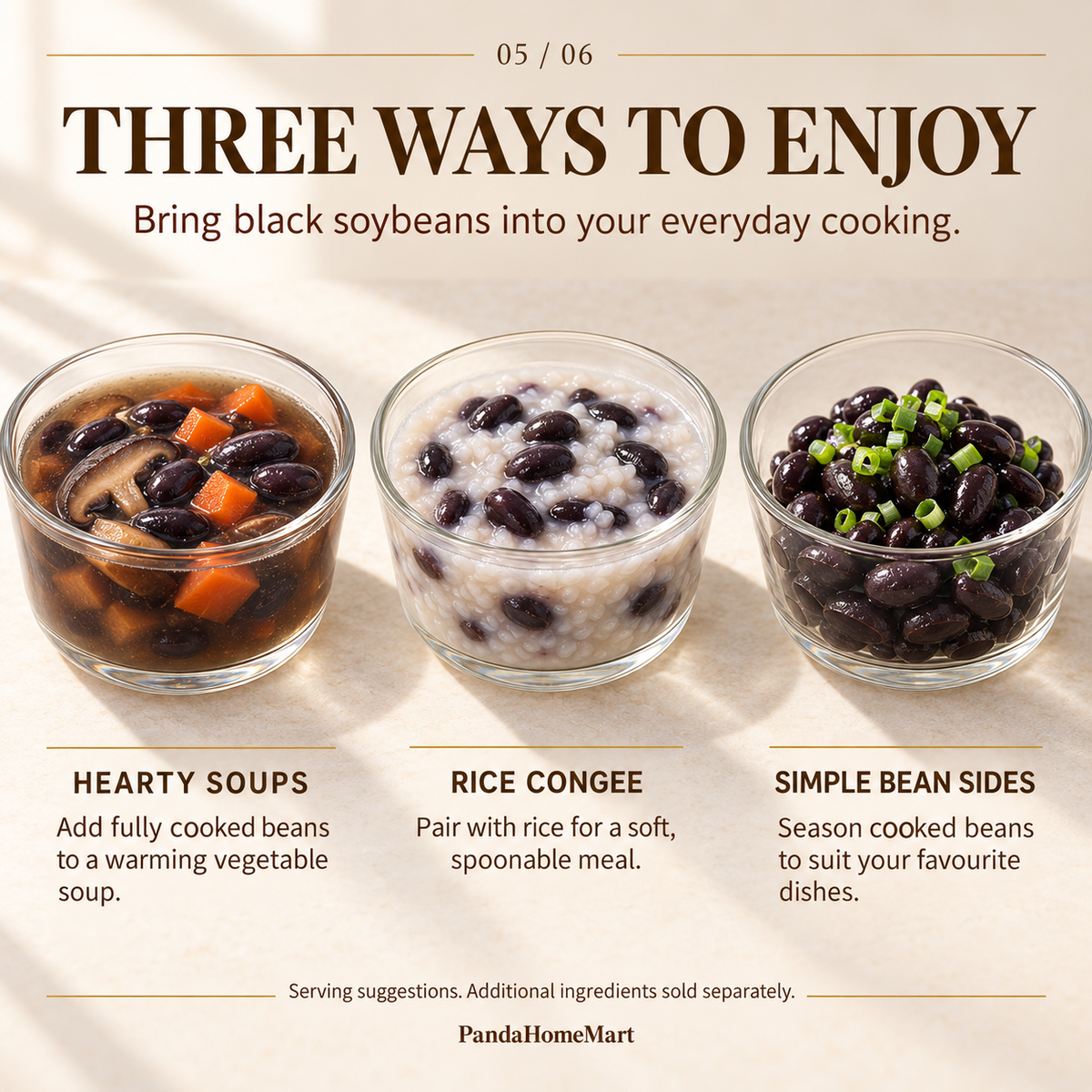 Black Beans for Soups Congee and Mixed Grain Recipes