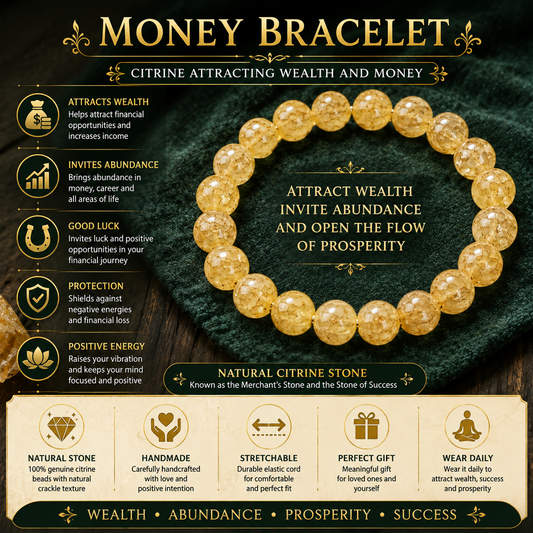 Citrine Prosperity Bracelet™ | Abundance & Success Crystal Bracelet