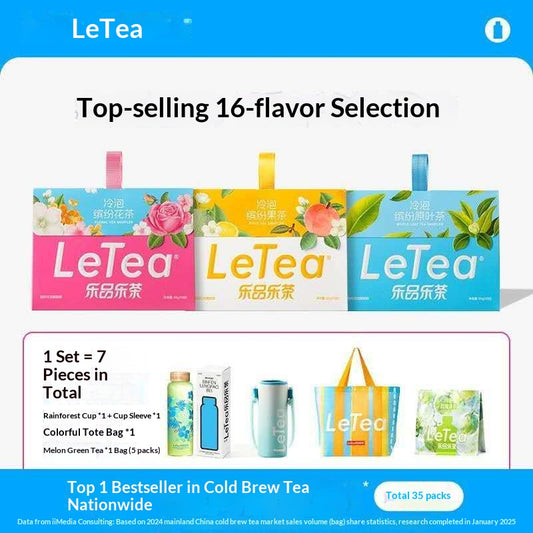 Oriental Wellness Tea Set – LeTea Premium Cold Brew Tea for Energy, Relaxation & Daily Happiness