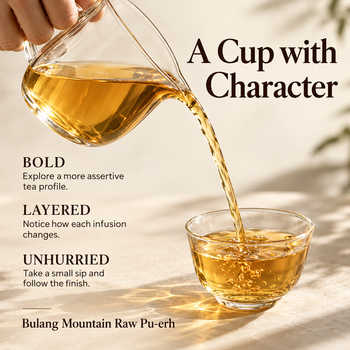 Bulang Mountain Raw Pu-erh Tea – 35 g