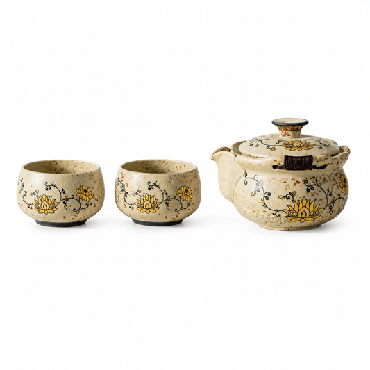 Lotus Serenity Ceramic Teapot Set™