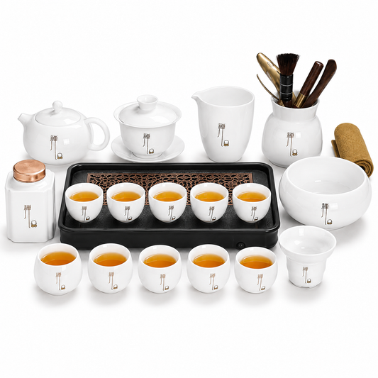 Zen Harmony Porcelain Gongfu Tea Ceremony Set™