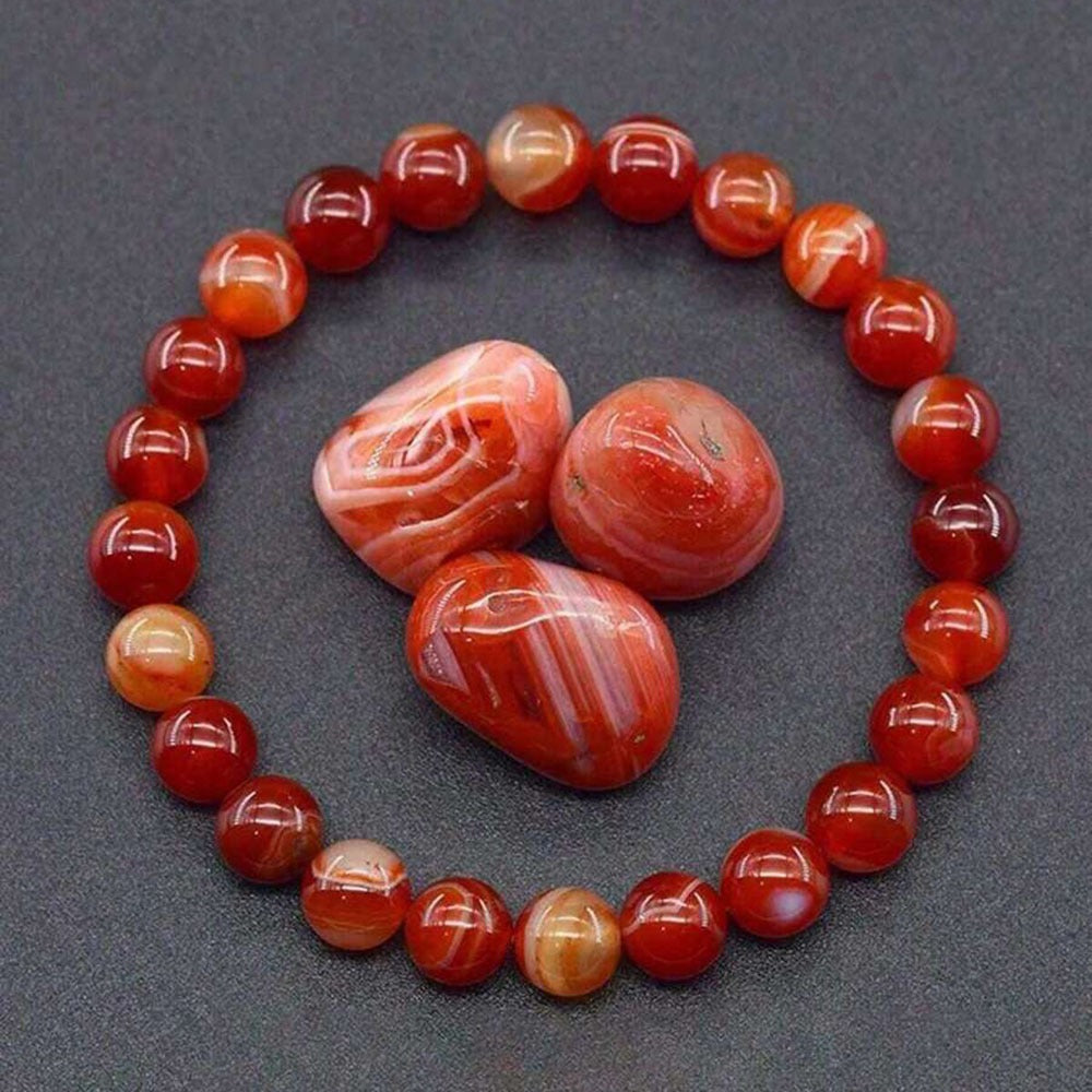 Red Agate Vitality Bracelet™ | Crystal Bracelet for Courage & Positive Energy