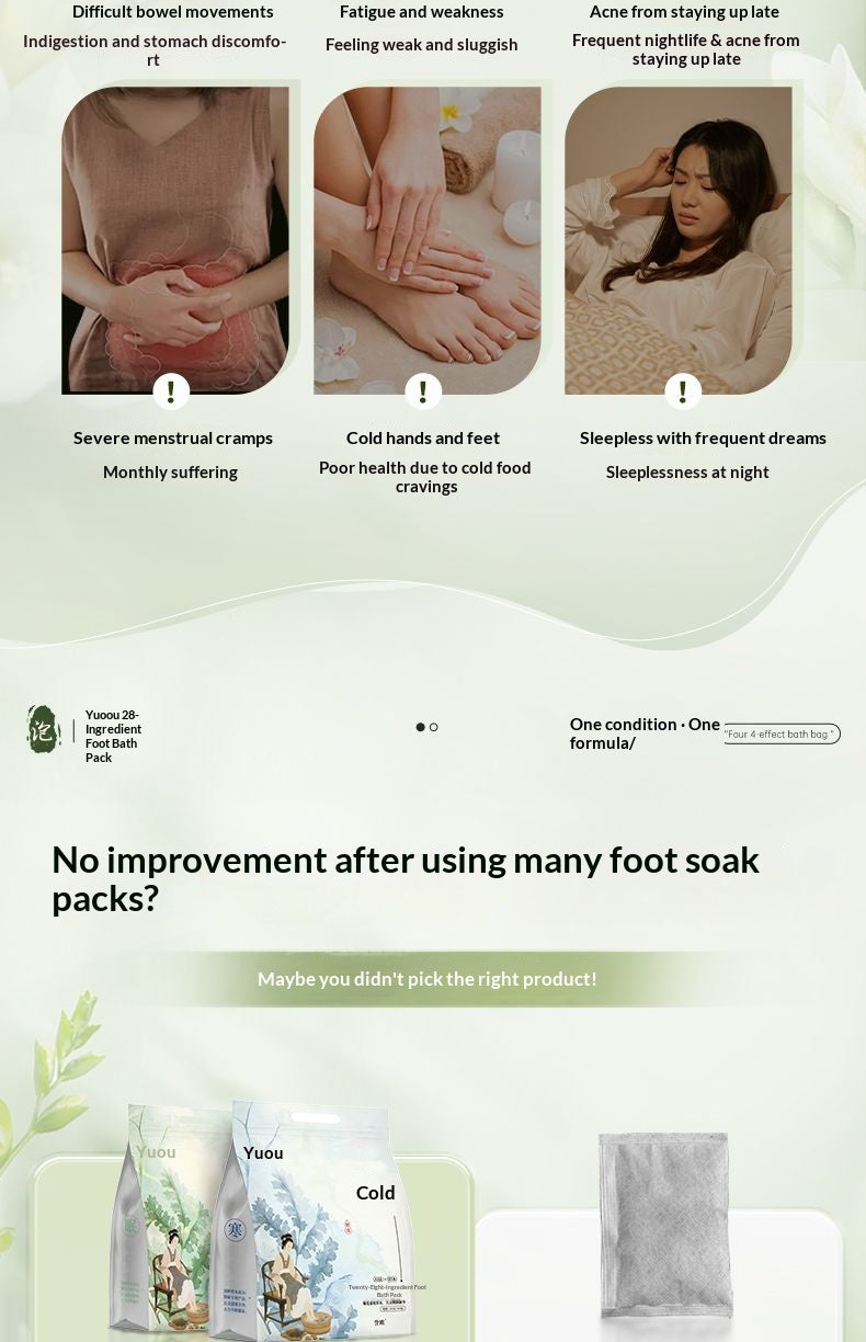 Sleep Wellness Herbal Foot Soak Bags – Traditional Chinese Foot Bath for Relaxation, Warmth & Bedtime Self-Care | Oriental Herbal Spa Ritual