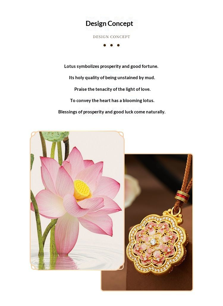 Lotus Serenity™ Necklace | Symbol of Peace, Growth & Mindful Living