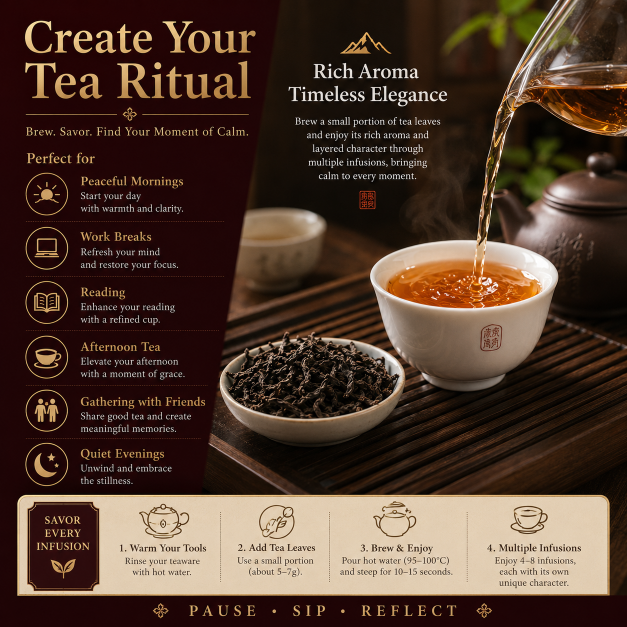 Premium Da Hong Pao Rock Oolong Tea