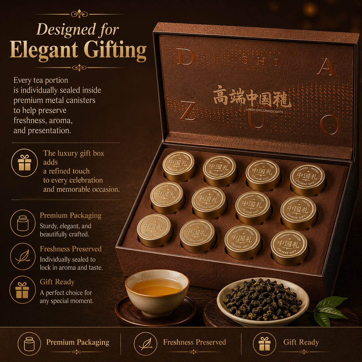 Brewed Tie Guan Yin tea leaves after infusion