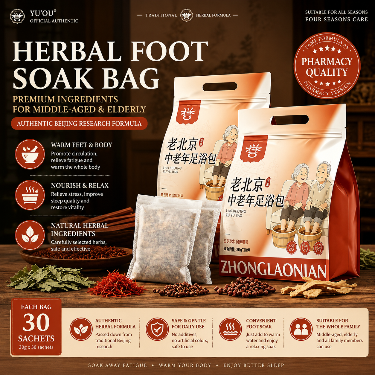 Panda Family Wellness Foot Soak™ A Gentle Oriental Wellness Ritual For Comfort, Balance &amp; Everyday Relaxation