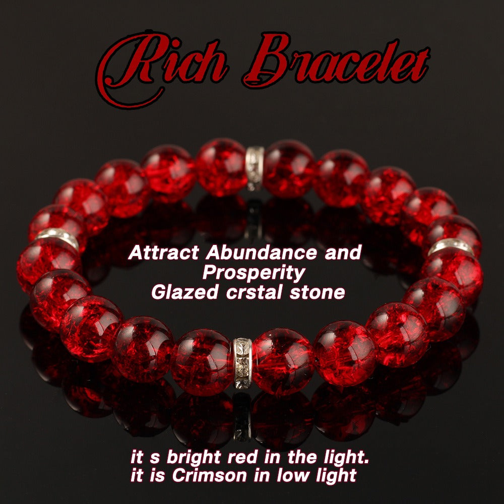 Rich Prosperity Crystal Bracelet™ | Red Crystal Wealth & Abundance Bracelet