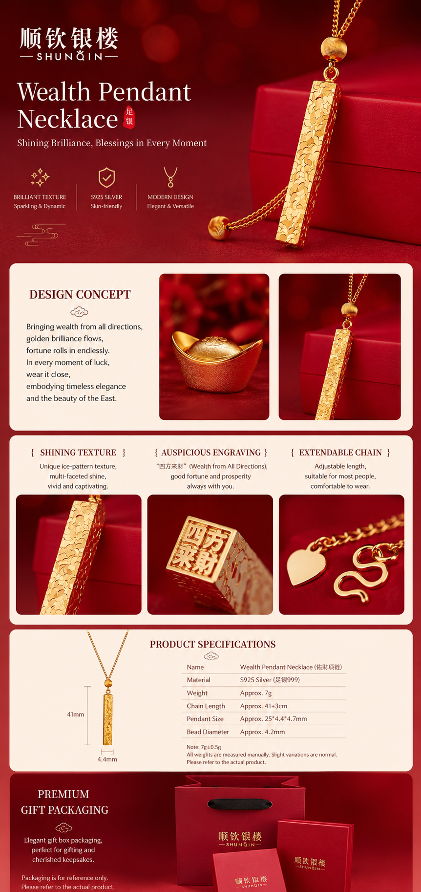 Prosperity Path™ Necklace | Meaningful Prosperity Jewelry for Success & Abundance