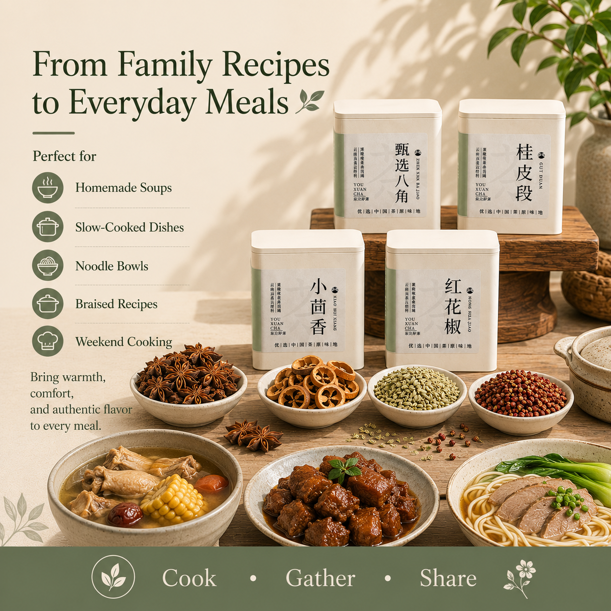 Chinese Traditional Wellness Pantry Collection