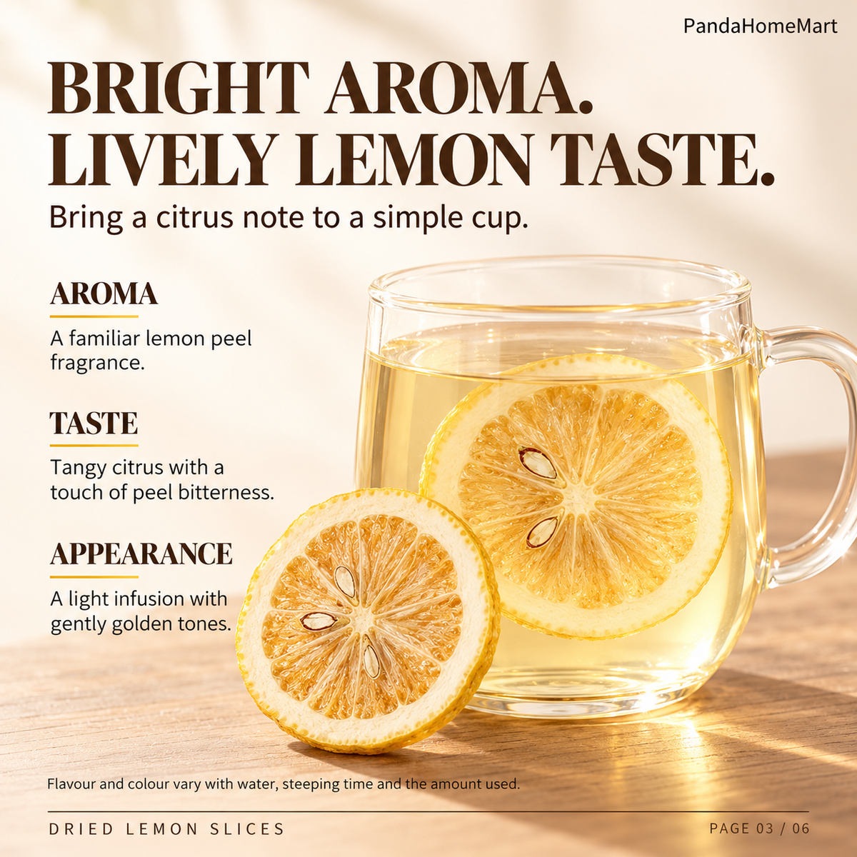 Dried Lemon Slices Citrus Fruit Infusion