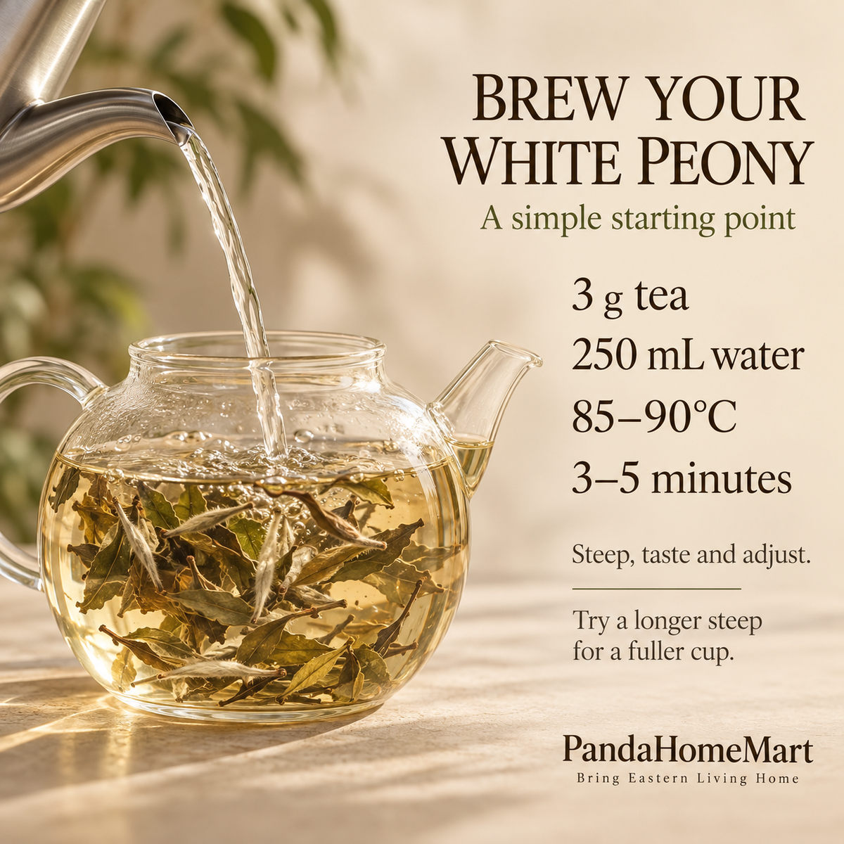 Premium Bai Mu Dan White Peony White Tea – Te Ji 100 g
