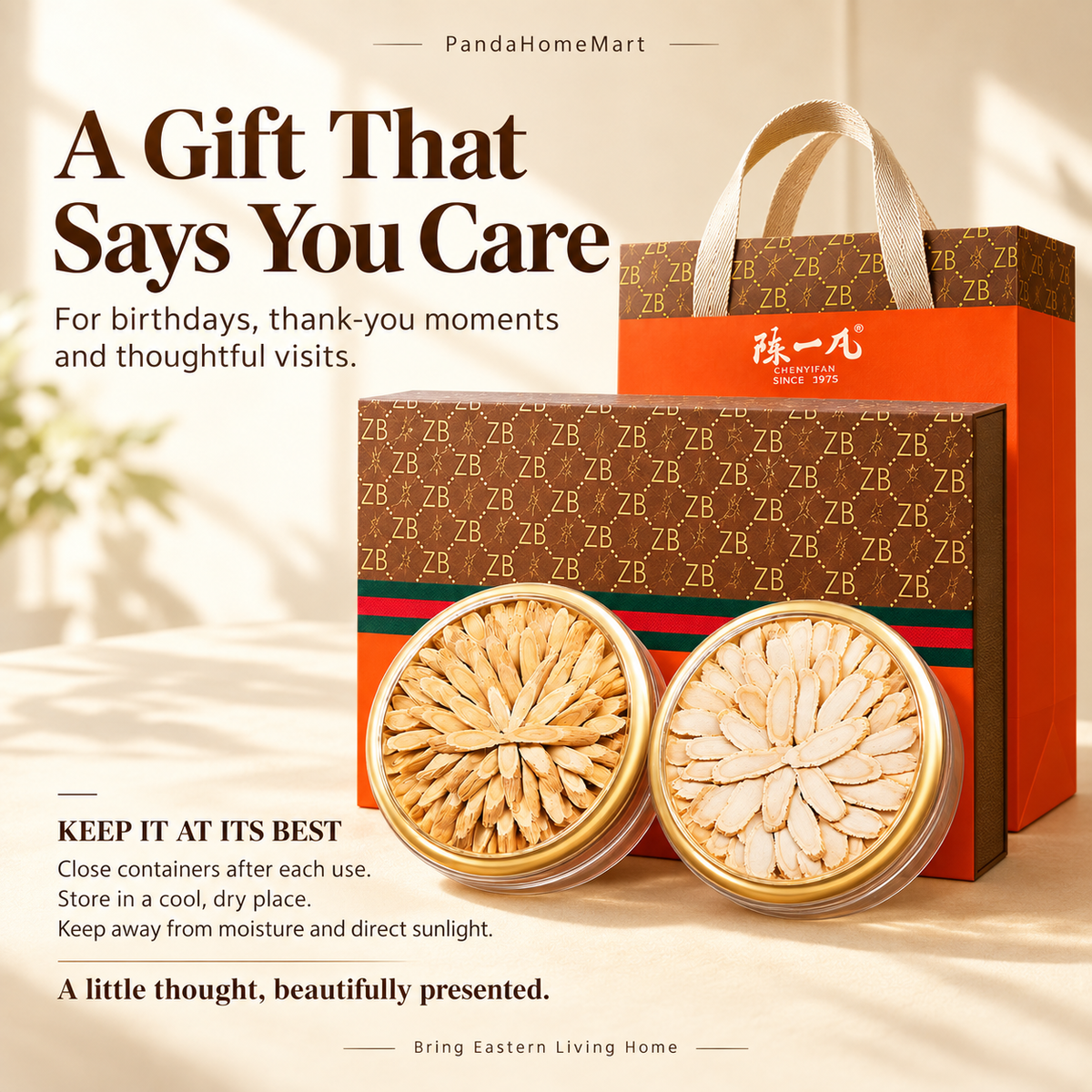 Premium American Ginseng &amp; Astragalus Gift Set™ — 100 g