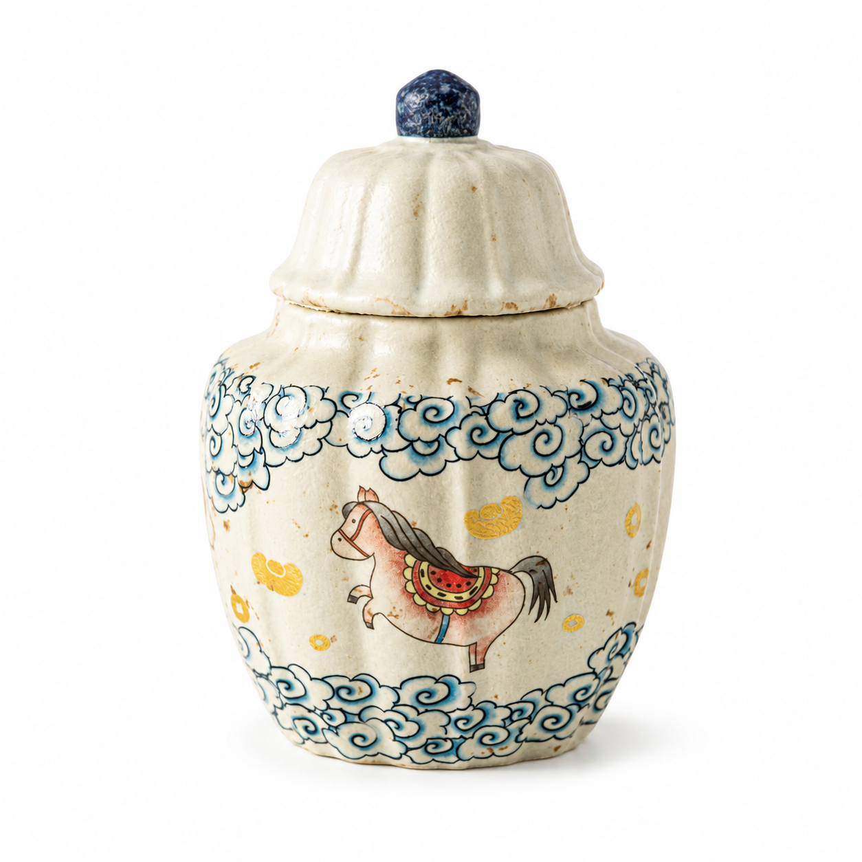 Celestial Horse Ceramic Tea Canister™