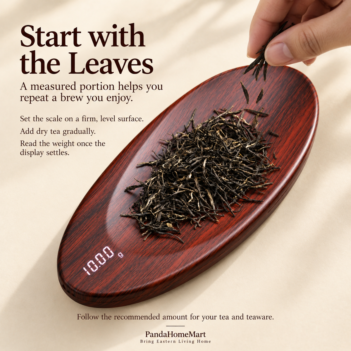 Tea Scale for Gongfu Tea Gaiwan and Teapot Brewing